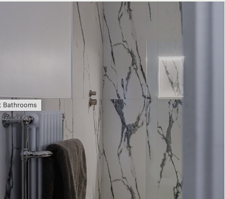 Luxury Bathroom Design & Installation 8 Blue marble bathroom — Shower detail