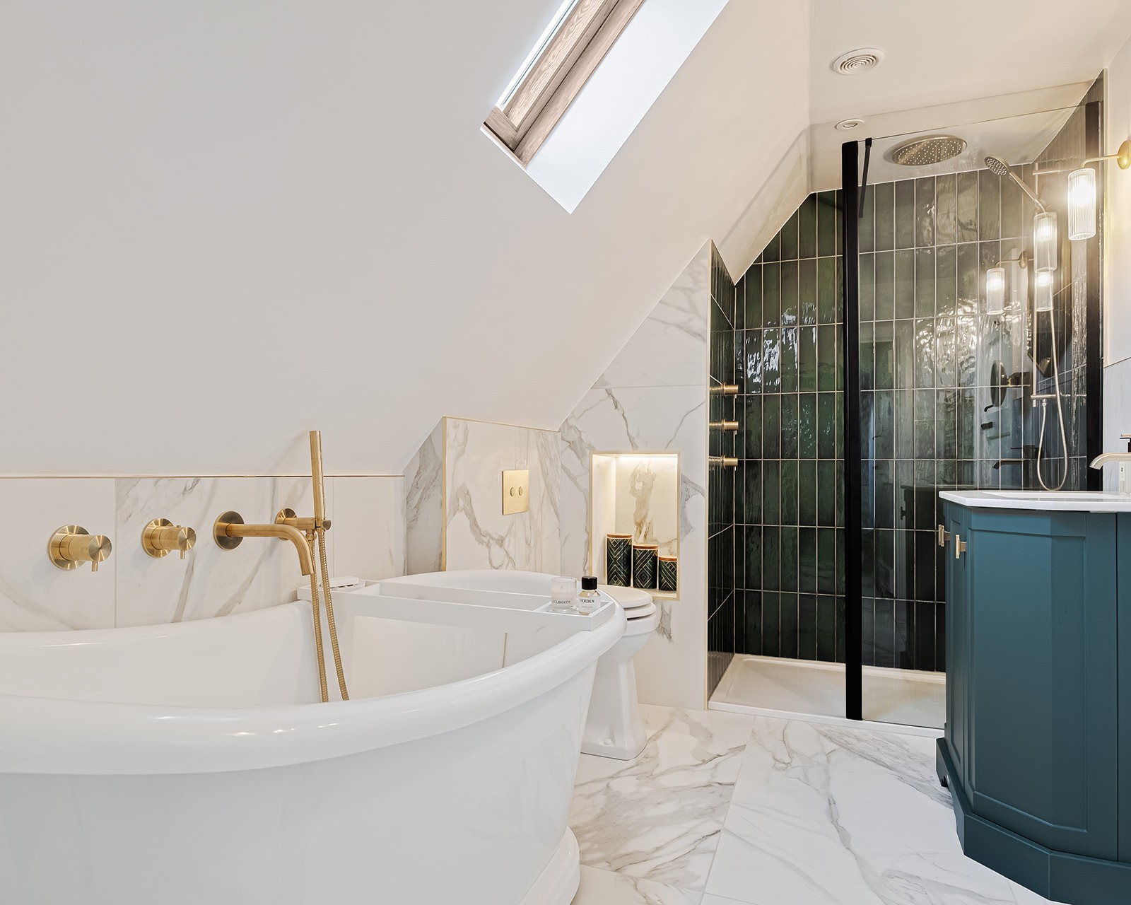 The finished bathroom